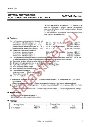 S-8254AAEFT-TB-G datasheet  